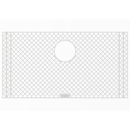 Ruvati Silicone Bottom Rinse Grid Sink Mat for RVH8300 Sink Gray RVA48300GR